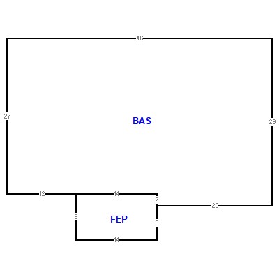 Building layout (traversing data) of this property