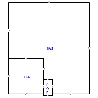 Building layout (traversing data) of this property