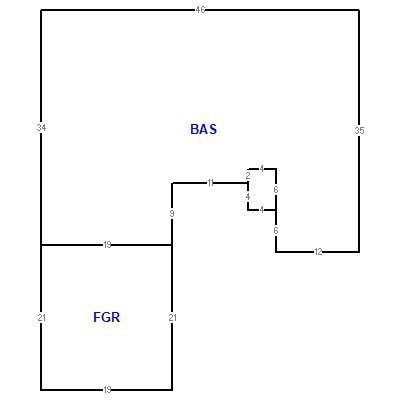 Building layout (traversing data) of this property