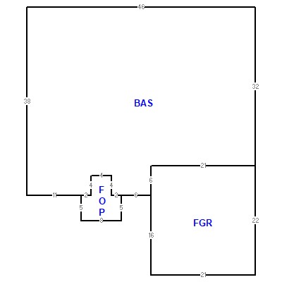Building layout (traversing data) of this property