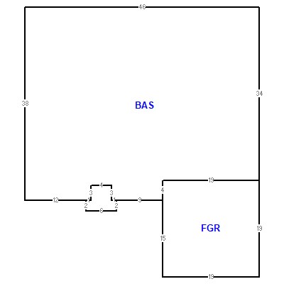 Building layout (traversing data) of this property