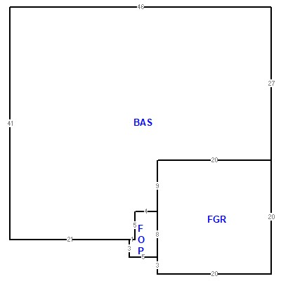 Building layout (traversing data) of this property