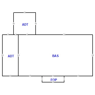 Building layout (traversing data) of this property