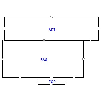 Building layout (traversing data) of this property