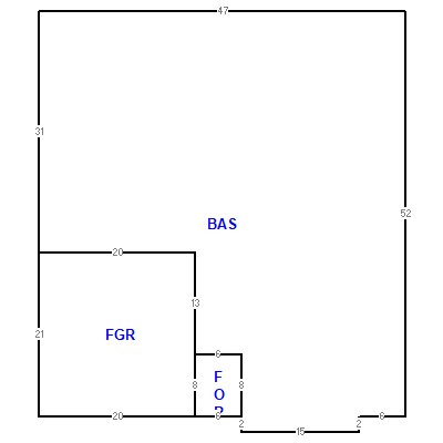 Building layout (traversing data) of this property