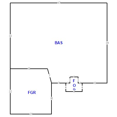Building layout (traversing data) of this property