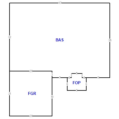 Building layout (traversing data) of this property