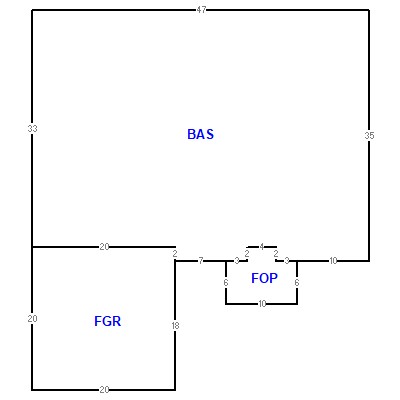 Building layout (traversing data) of this property
