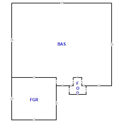 Building layout (traversing data) of this property