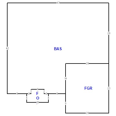 Building layout (traversing data) of this property