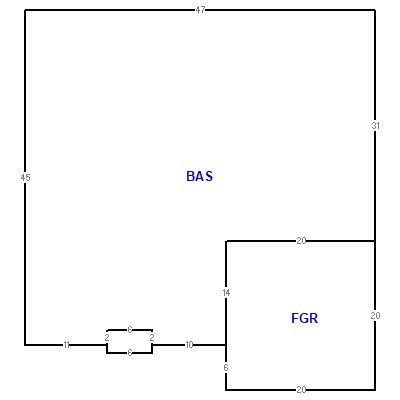 Building layout (traversing data) of this property