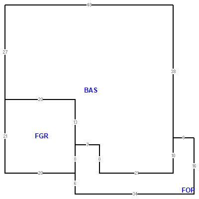 Building layout (traversing data) of this property