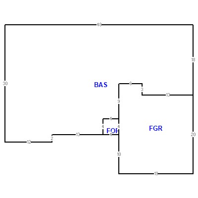 Building layout (traversing data) of this property