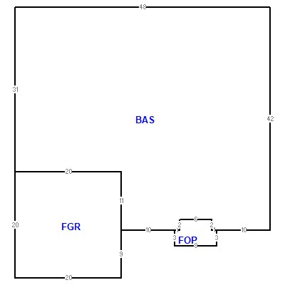 Building layout (traversing data) of this property