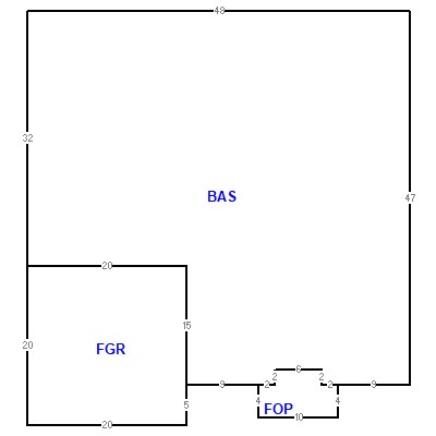 Building layout (traversing data) of this property