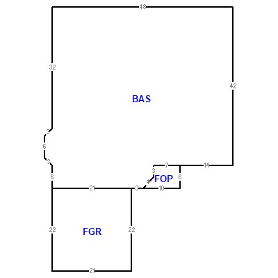 Building layout (traversing data) of this property