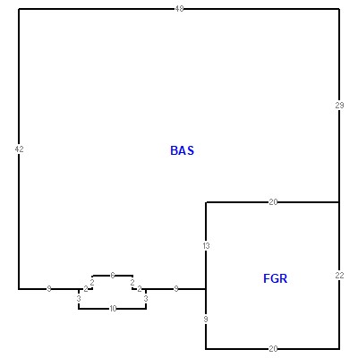 Building layout (traversing data) of this property