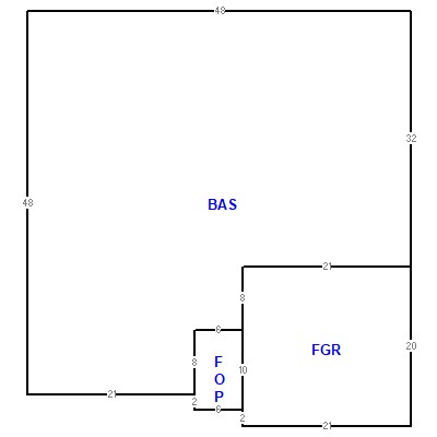 Building layout (traversing data) of this property