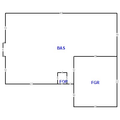 Building layout (traversing data) of this property