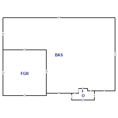 Building layout (traversing data) of this property