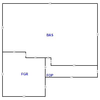 Building layout (traversing data) of this property