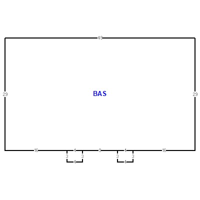 Building layout (traversing data) of this property