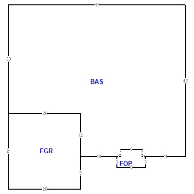 Building layout (traversing data) of this property
