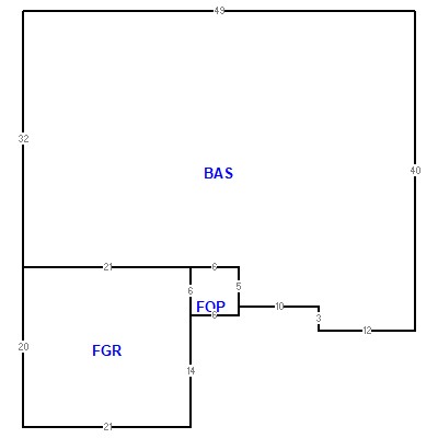 Building layout (traversing data) of this property