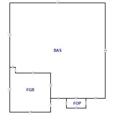 Building layout (traversing data) of this property