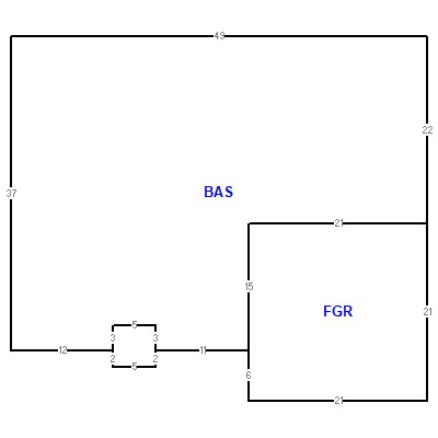 Building layout (traversing data) of this property
