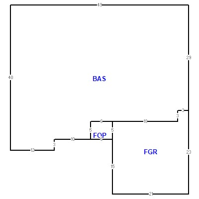 Building layout (traversing data) of this property
