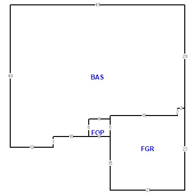 Building layout (traversing data) of this property