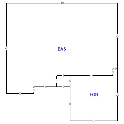 Building layout (traversing data) of this property