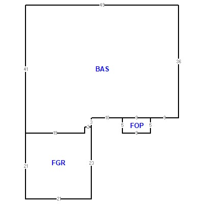 Building layout (traversing data) of this property