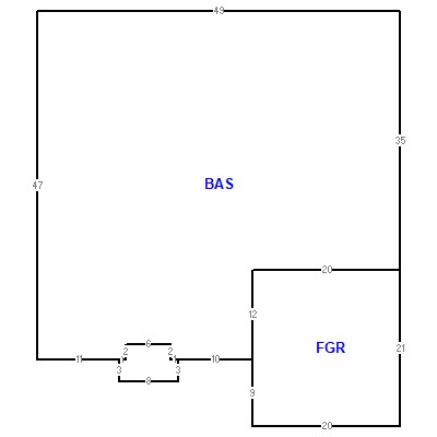 Building layout (traversing data) of this property
