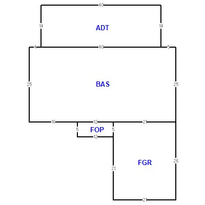 Building layout (traversing data) of this property