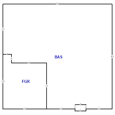 Building layout (traversing data) of this property
