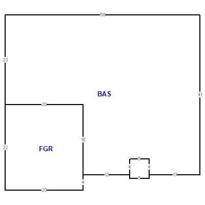 Building layout (traversing data) of this property