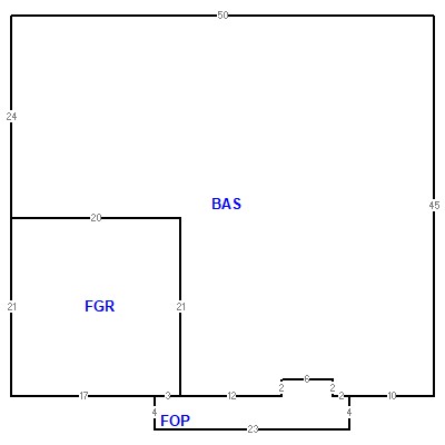 Building layout (traversing data) of this property