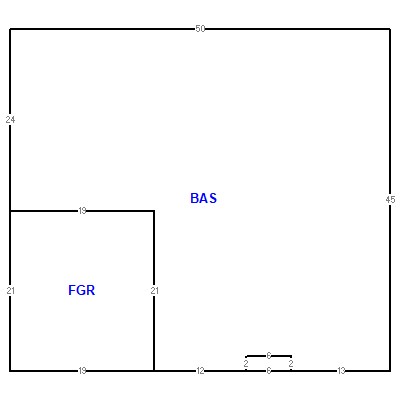 Building layout (traversing data) of this property