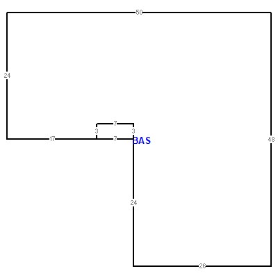 Building layout (traversing data) of this property