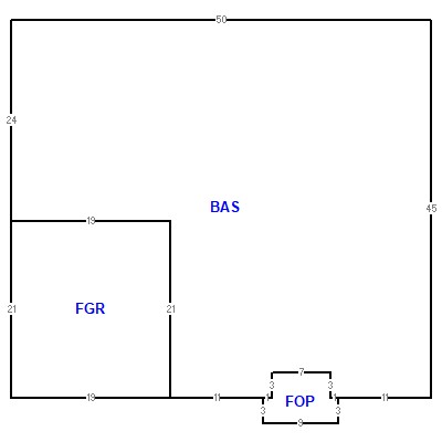 Building layout (traversing data) of this property