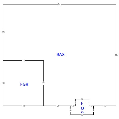 Building layout (traversing data) of this property