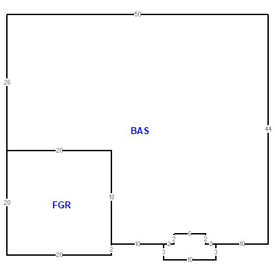 Building layout (traversing data) of this property