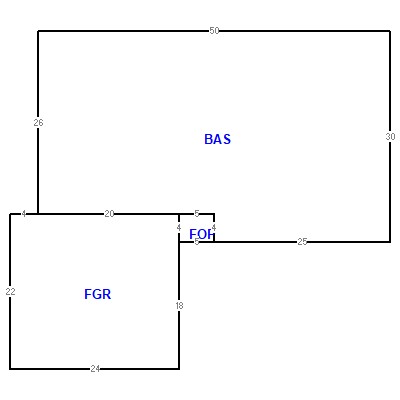Building layout (traversing data) of this property