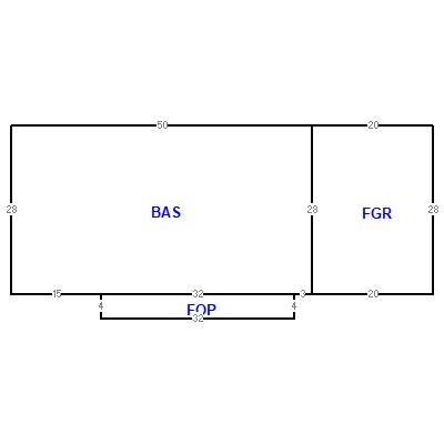 Building layout (traversing data) of this property