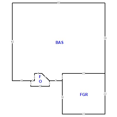 Building layout (traversing data) of this property