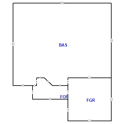 Building layout (traversing data) of this property