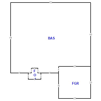 Building layout (traversing data) of this property
