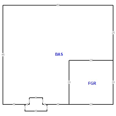 Building layout (traversing data) of this property